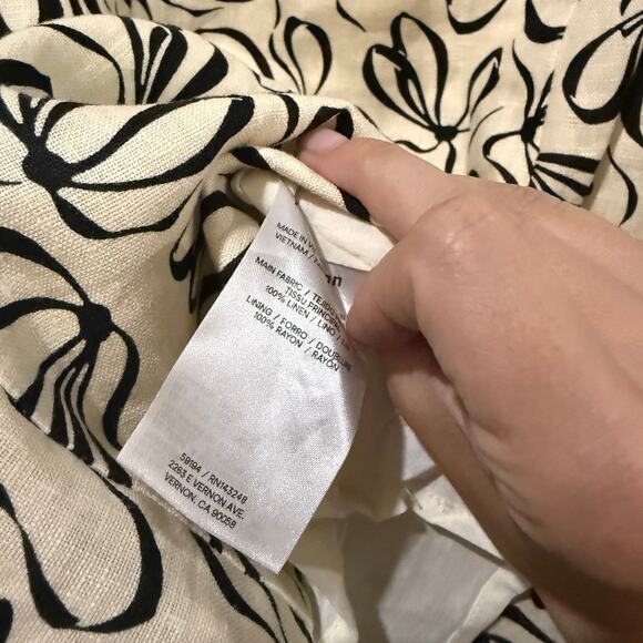 New Reformation Avina Linen Dress - Picture 4 of 5